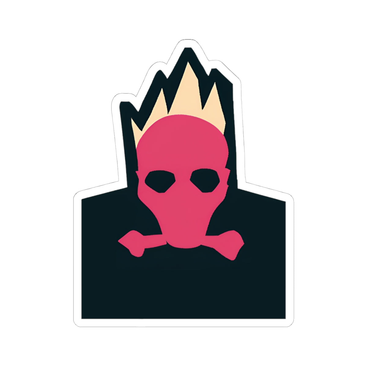 Skully Cut Sticker