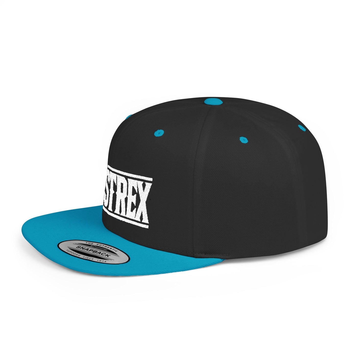 Obstrex Teal and Black Flat Bill